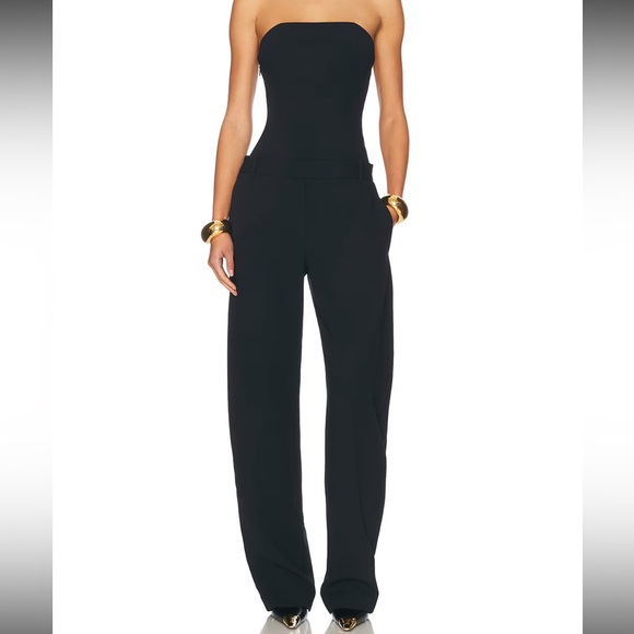 HELSA The Heavy Crepe Jumpsuit Small - Picture 3 of 9